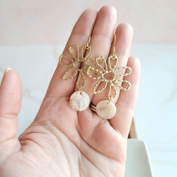 Maisy Earrings - Cream