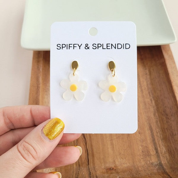 Dainty Daisy Earrings