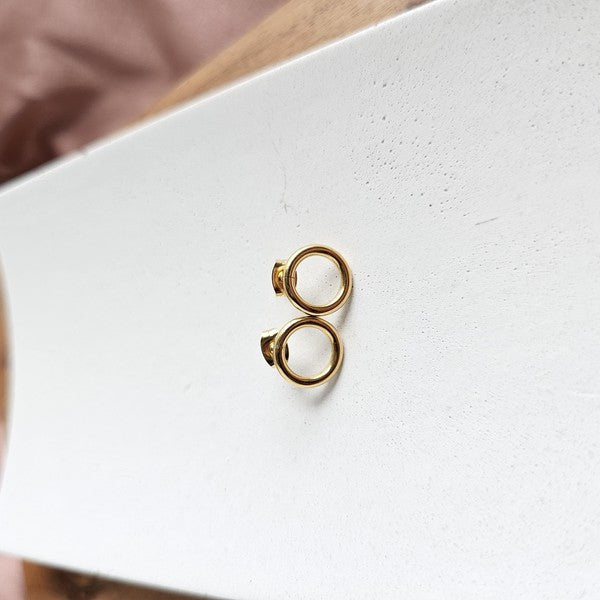 Luxe Gold Oriana Studs - Small