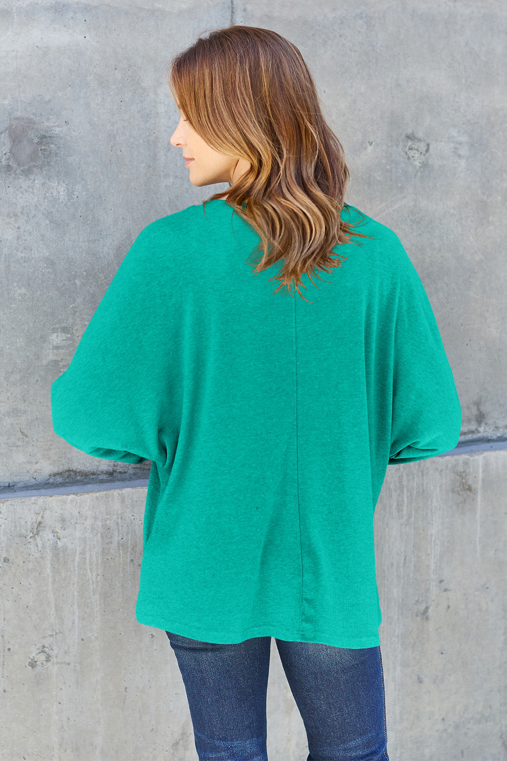 Seam Detail Relaxed Long Sleeve Top - 8 Color Options