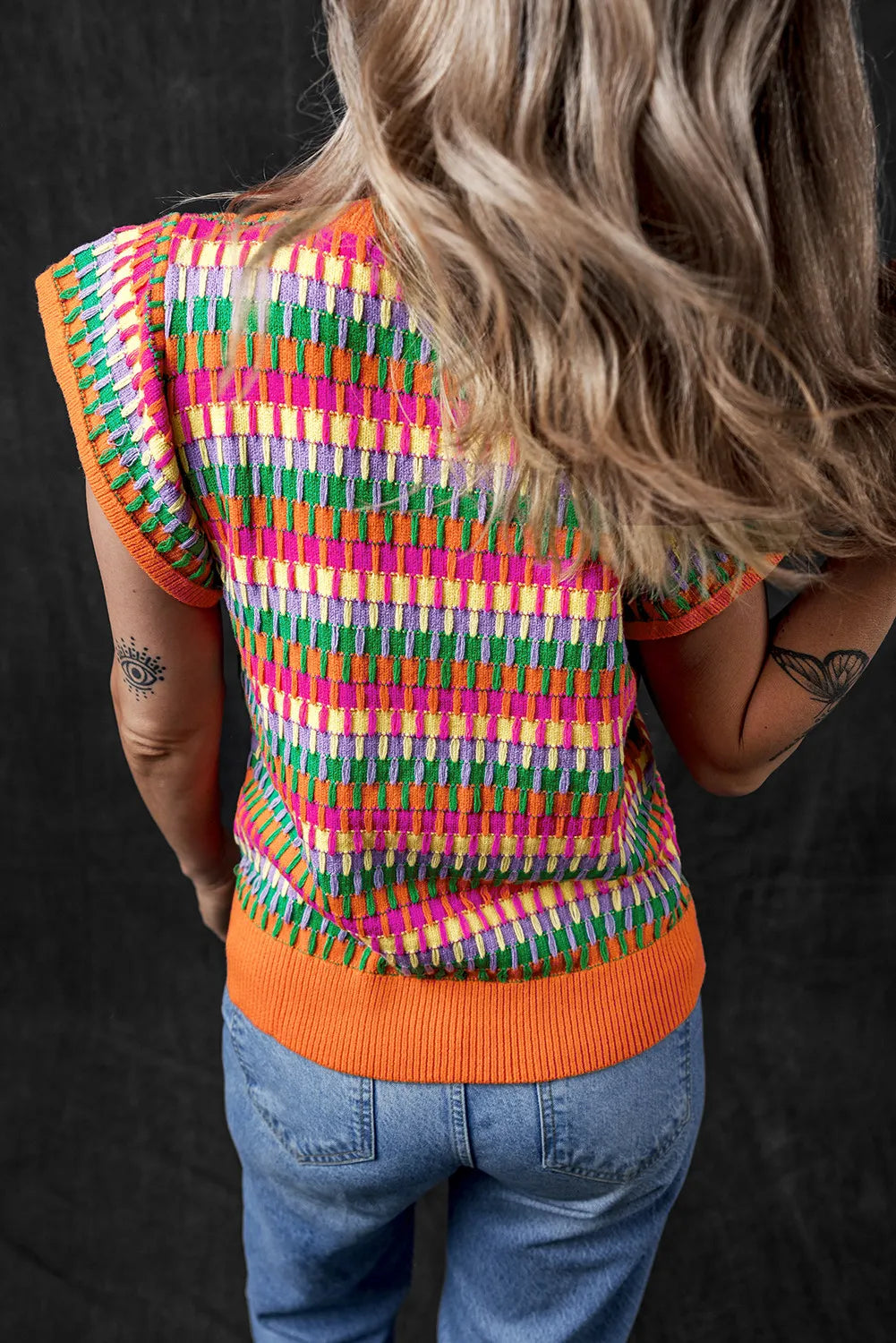 Candy Concotion Cap Sleeve Knit Top - 3 Color Options