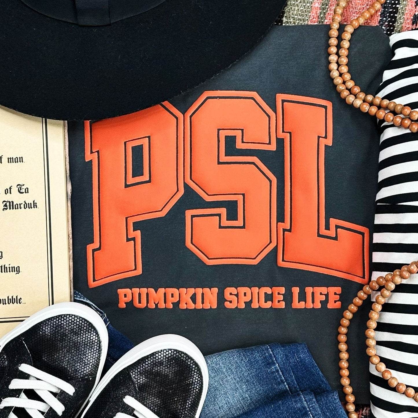 Pumpkin Spice Life PUFF INK Graphic Tee