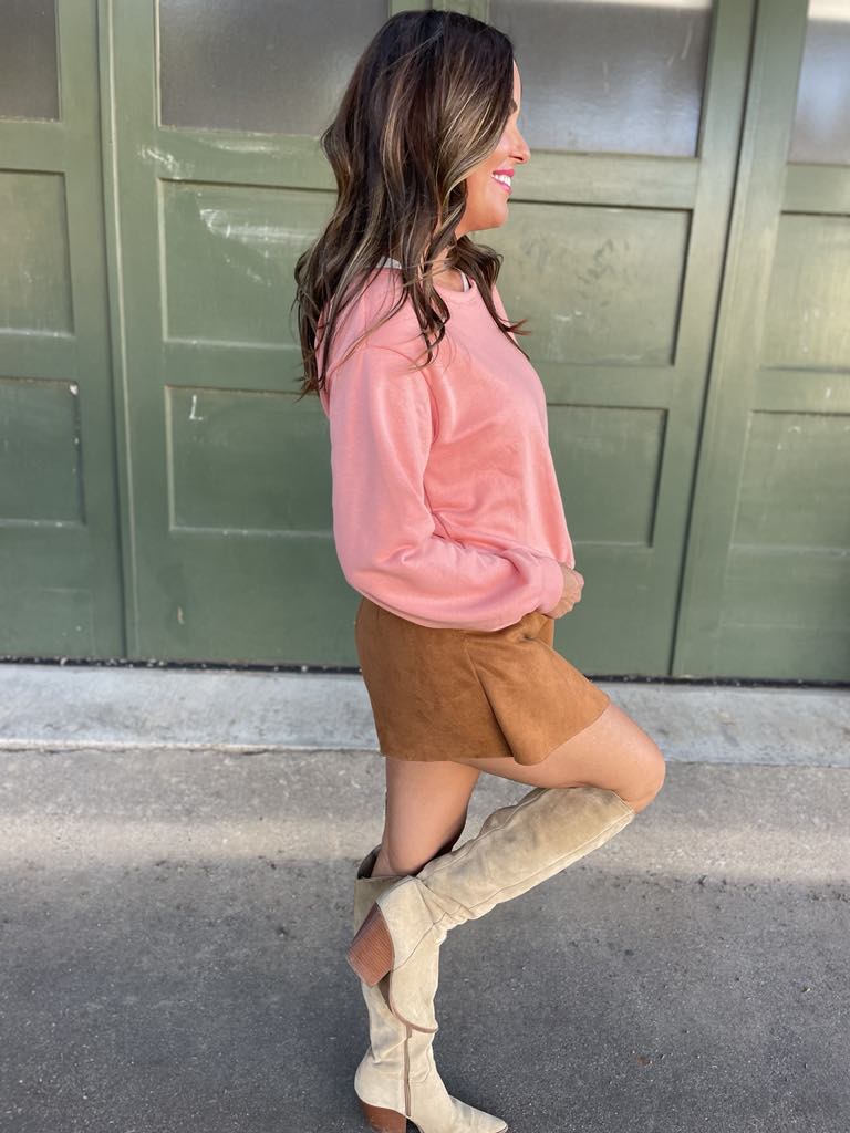 Bow Back Sweatshirt - 4 Colors