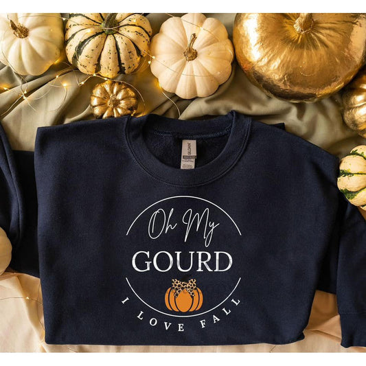 Oh My Gourd Sweatshirt in Navy