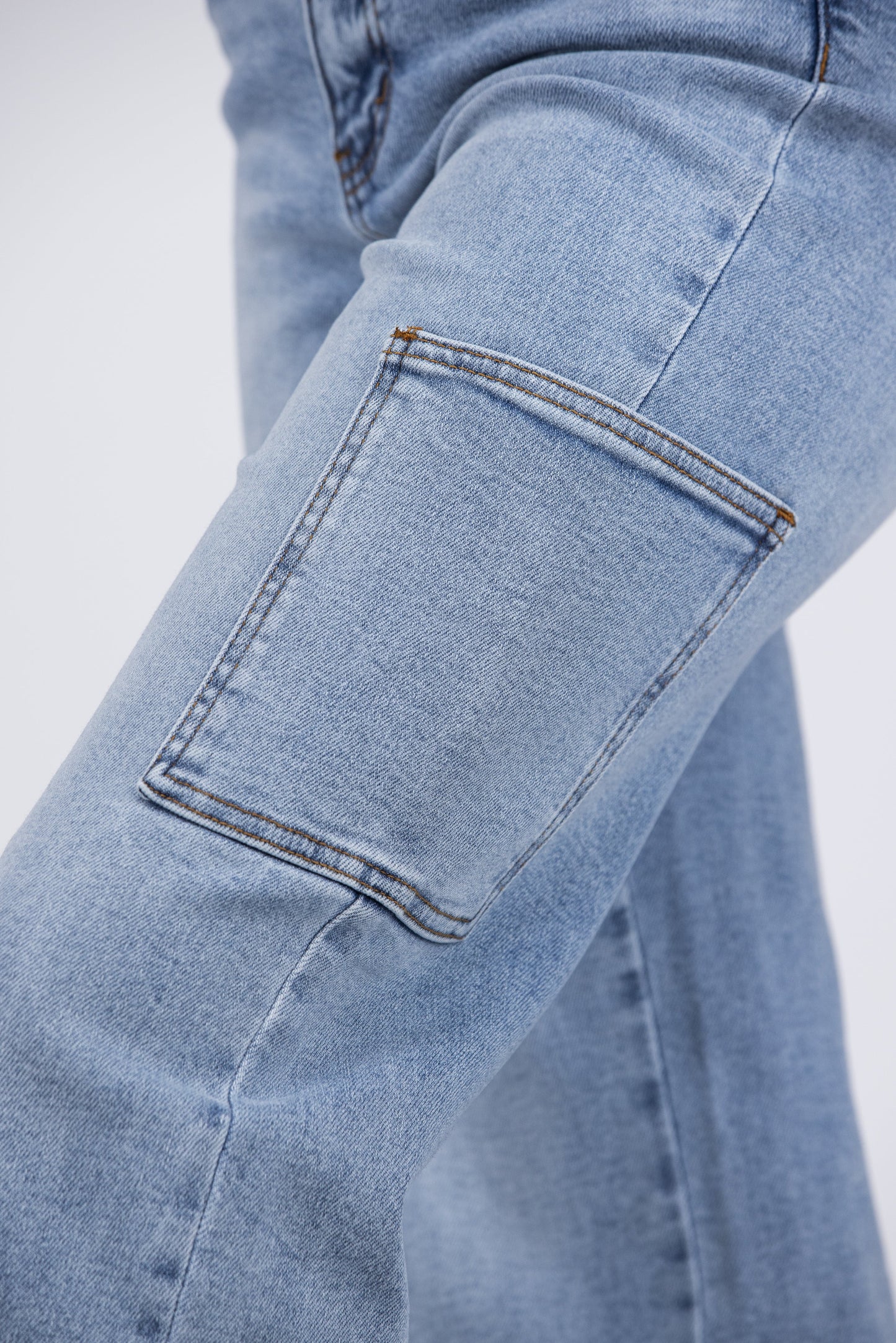 Judy Blue High Waist Straight Cargo Jeans