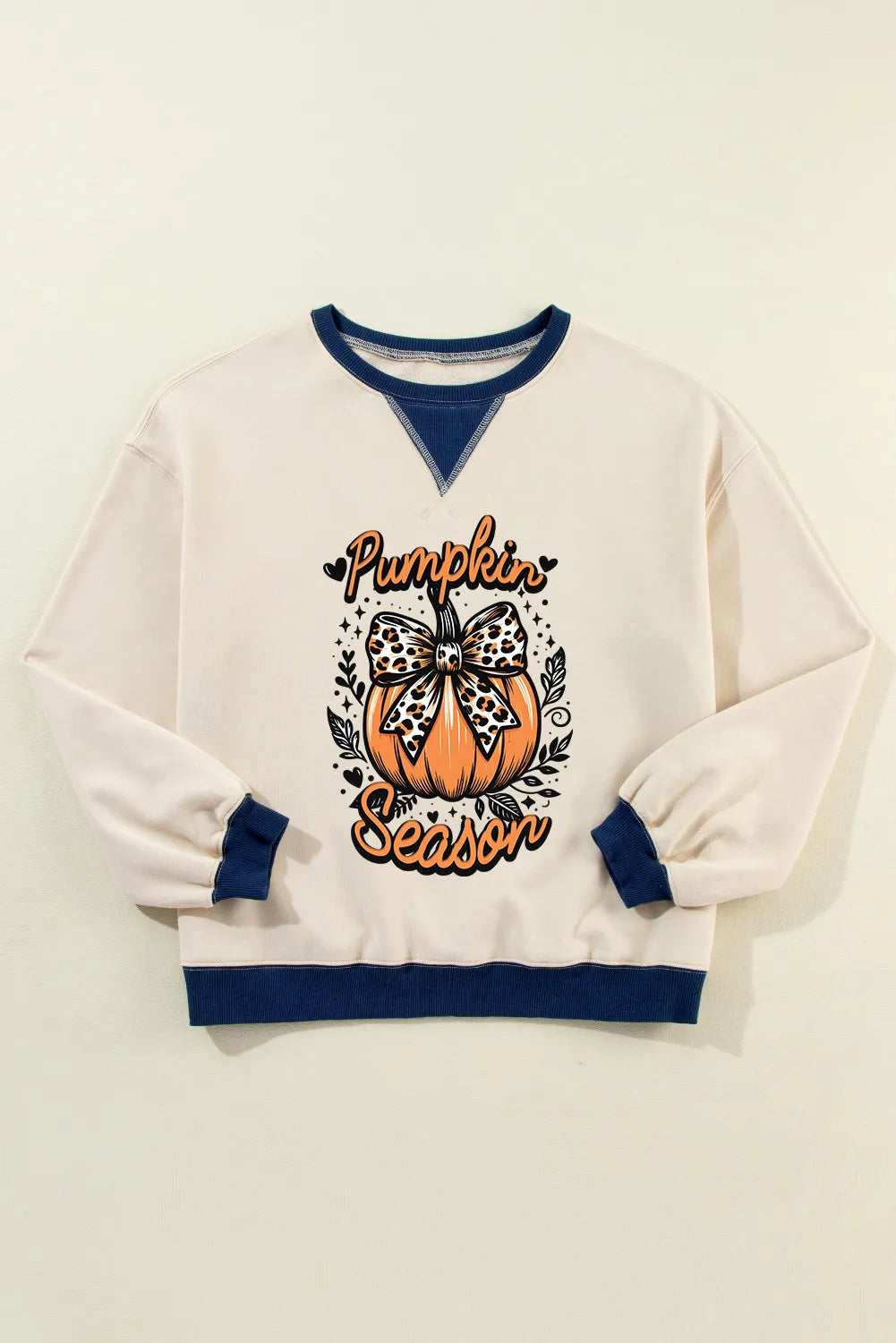 Pumpkin Season Straight Hem Sweatshirt