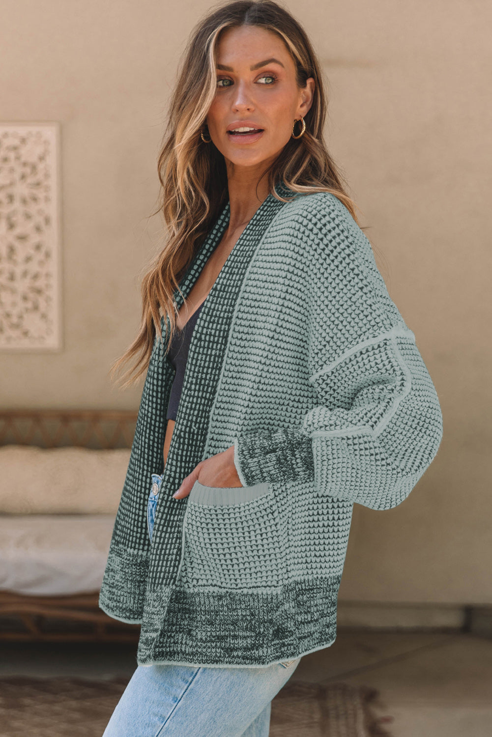 Heathered Open Front Cardigan - 6 Color Options