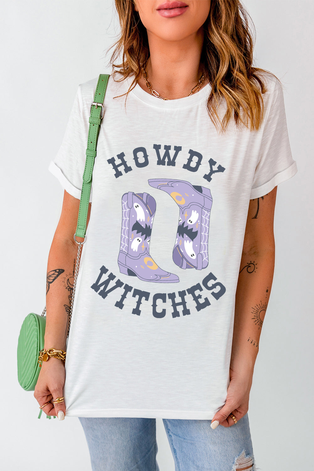 Howdy Witches Cowgirl Graphic Tee