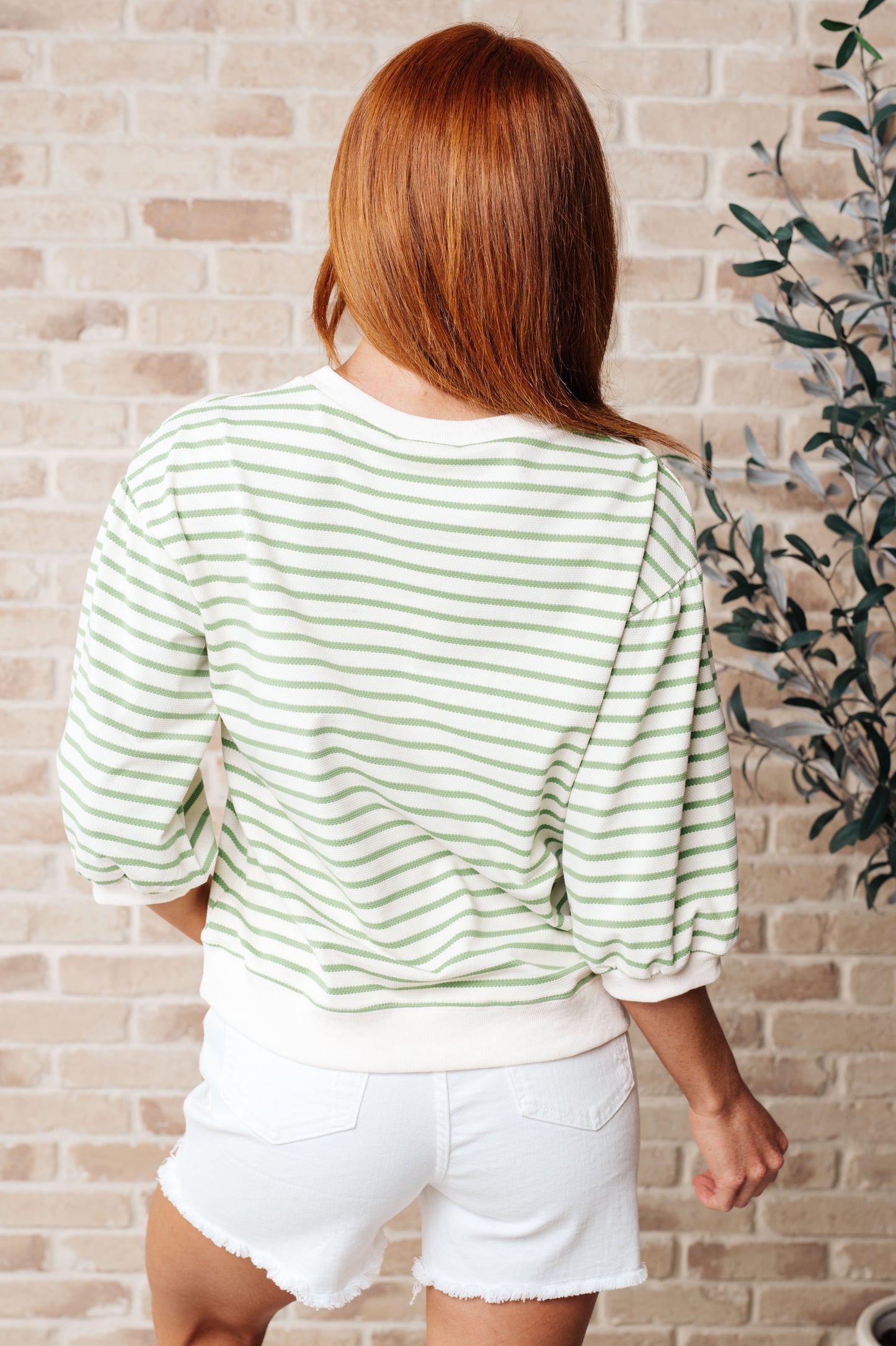 Enrichment Time Striped Knit Top