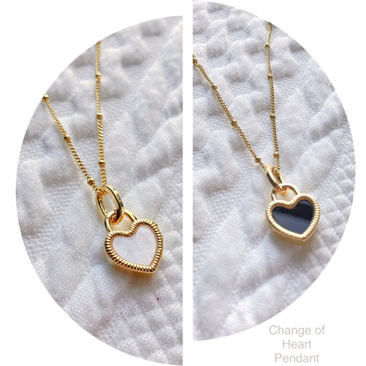 Change of Heart Reversible Pendant