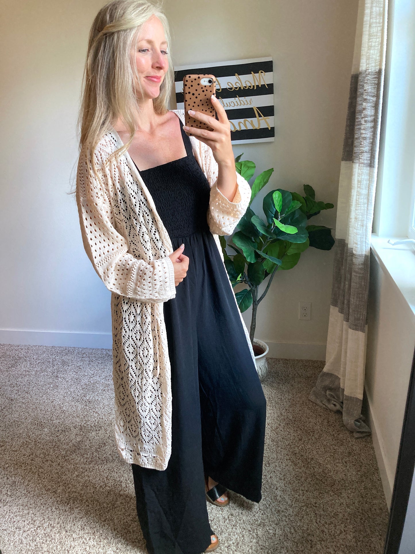 Willow Crochet Duster Cardigan