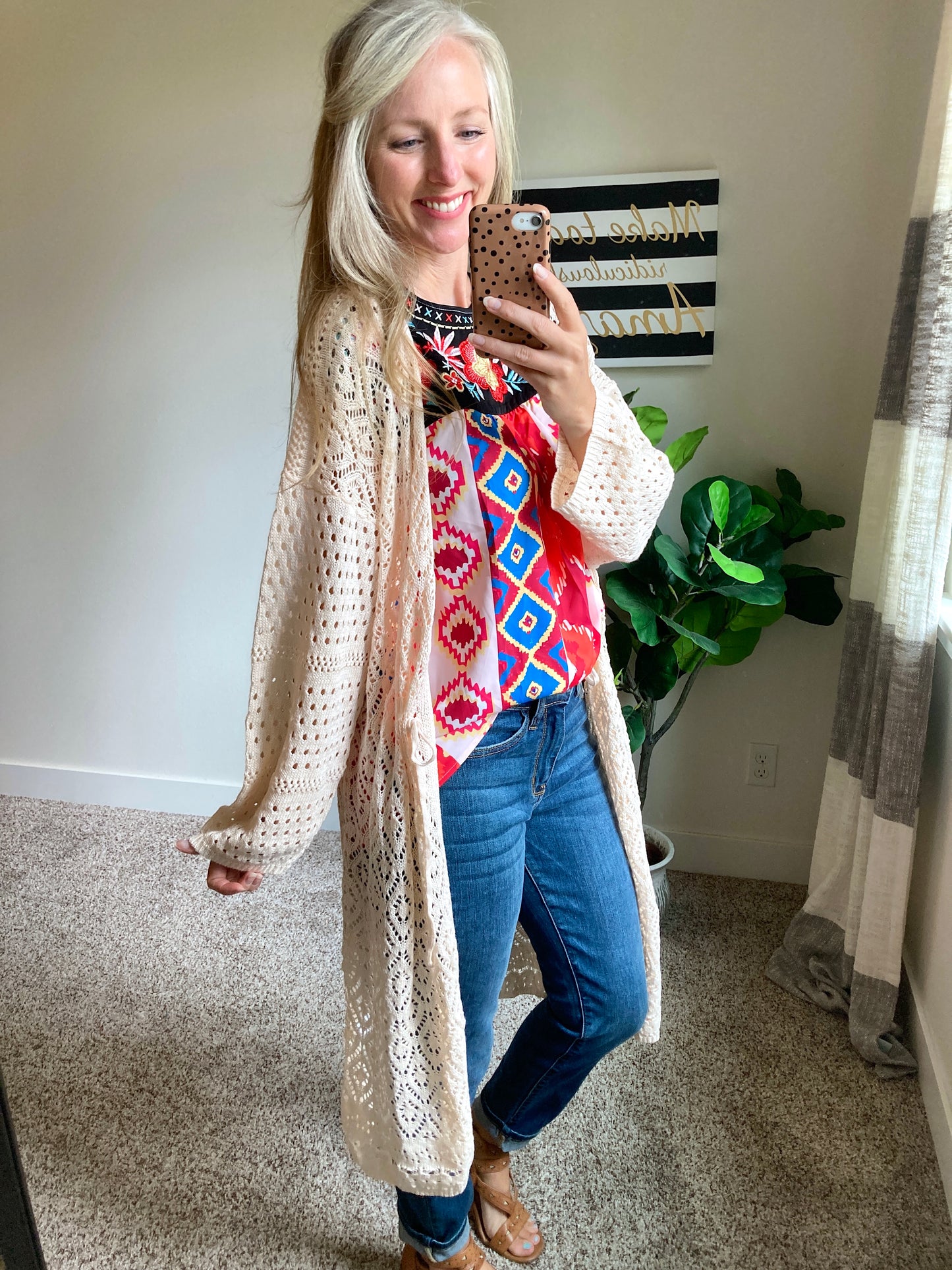 Willow Crochet Duster Cardigan