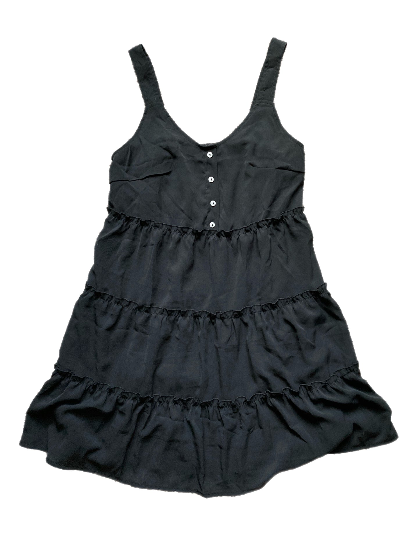 Tiered Chiffon Swing Dress