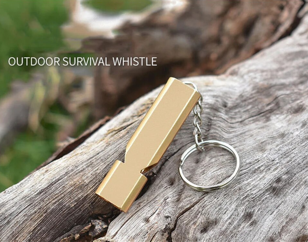 Safety Survival Whistle Keychain