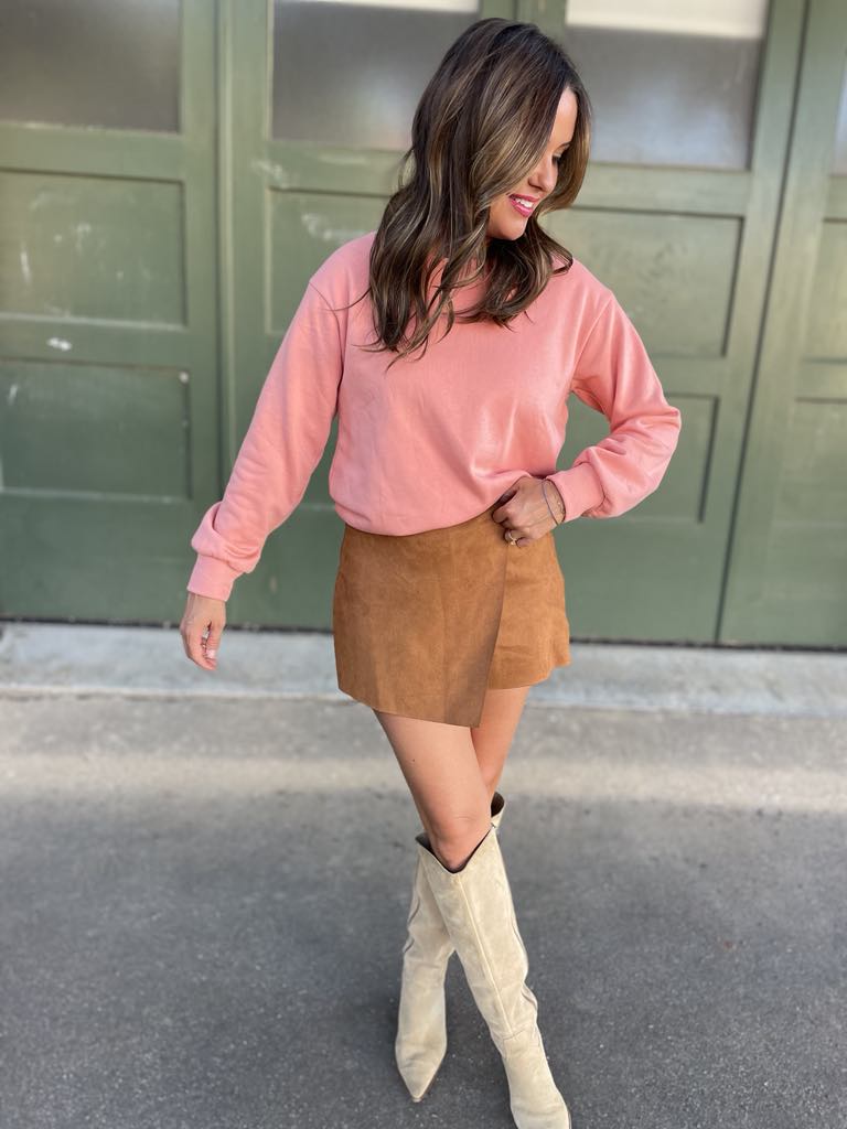 Bow Back Sweatshirt - 4 Colors