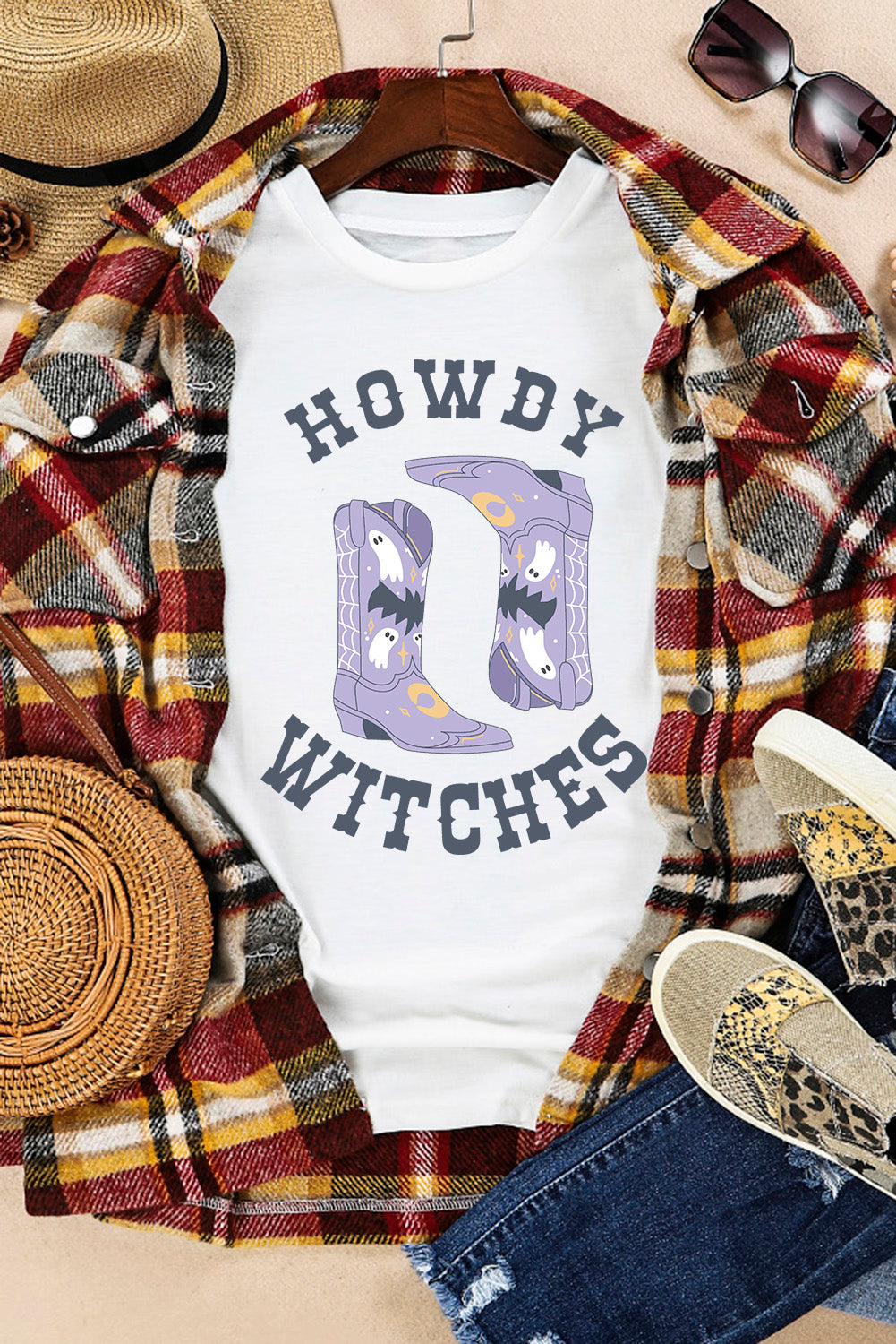 Howdy Witches Cowgirl Graphic Tee