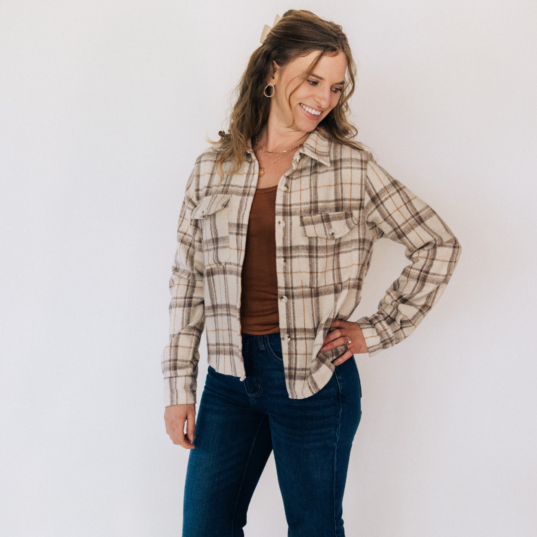 Beige Flannel - Women's