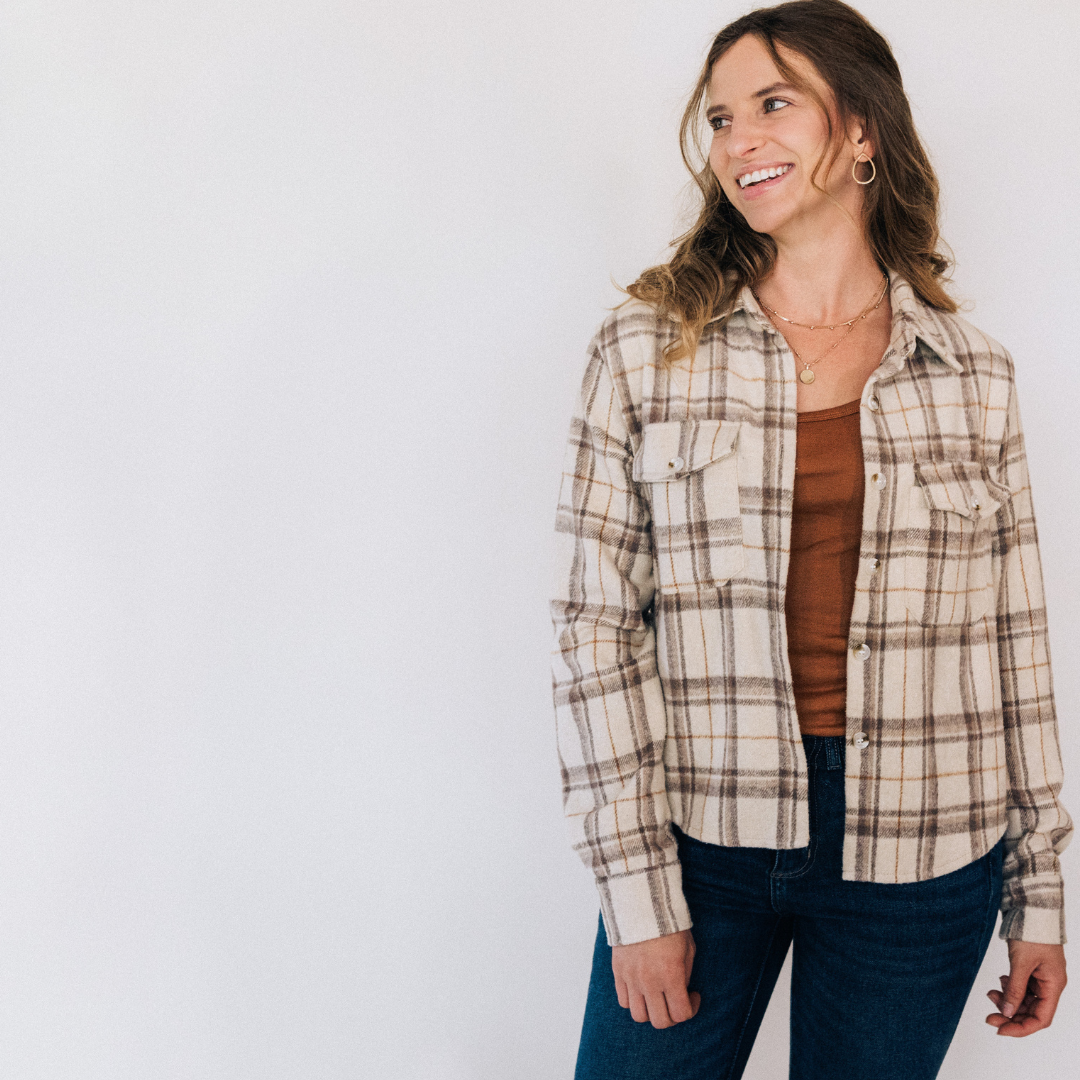 Beige Flannel - Women's