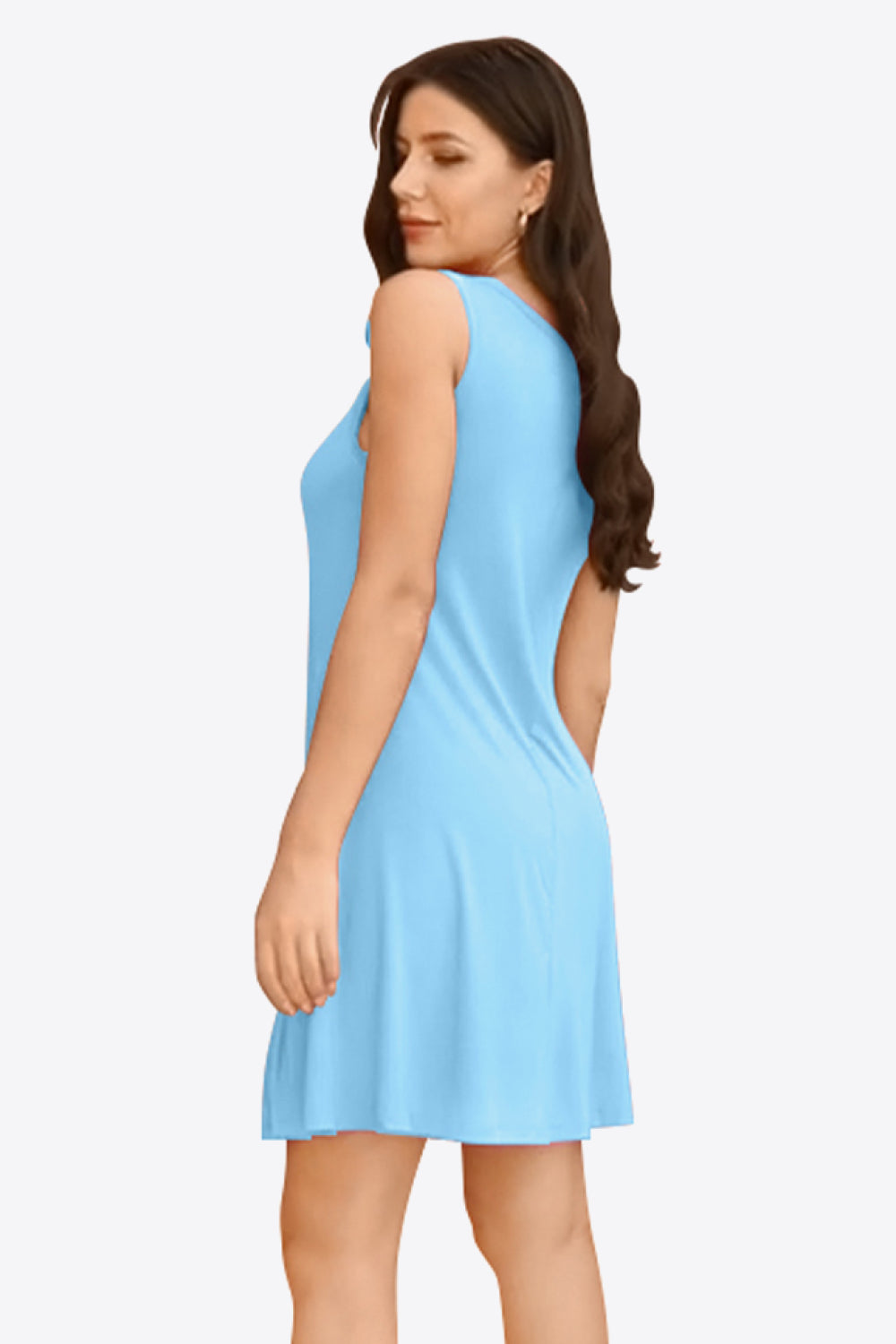 Super Stretch Tank Dress with Pockets - 7 Color Options