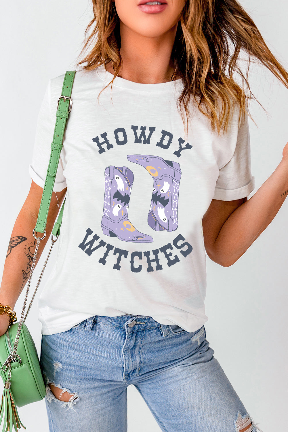 Howdy Witches Cowgirl Graphic Tee