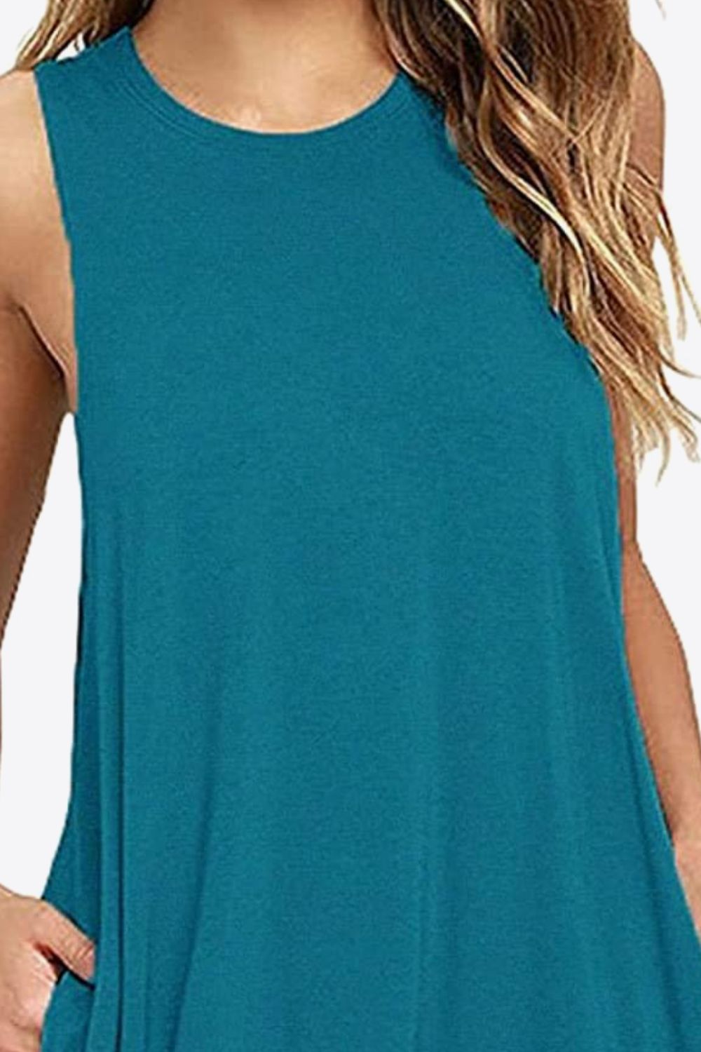 Super Stretch Tank Dress with Pockets - 7 Color Options