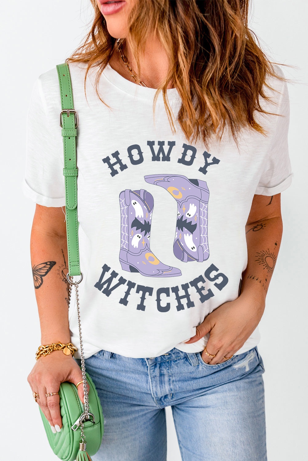 Howdy Witches Cowgirl Graphic Tee