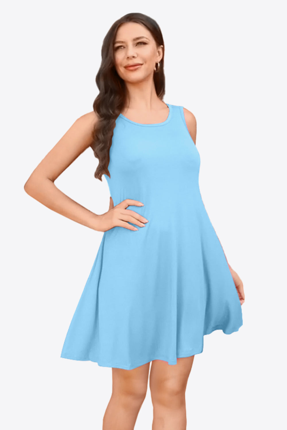 Super Stretch Tank Dress with Pockets - 7 Color Options