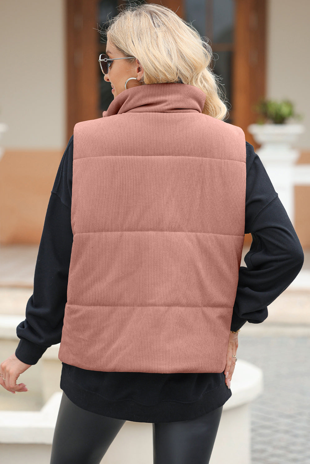 Corded Puffer Vest - 6 Color Options