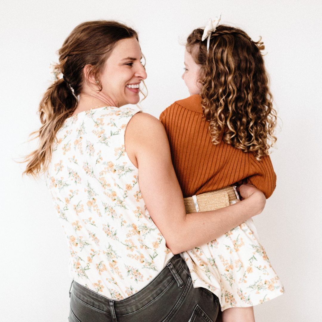 Light Cream Floral Skirt - Child