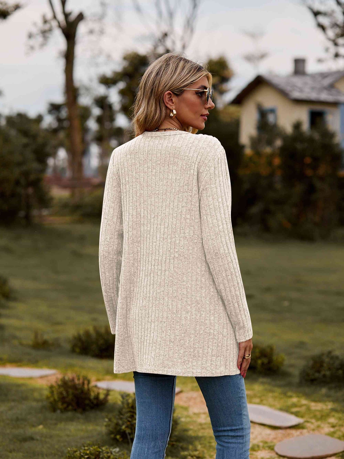 Fuzzy Soft Button Front Cardigan - 7 Color Options