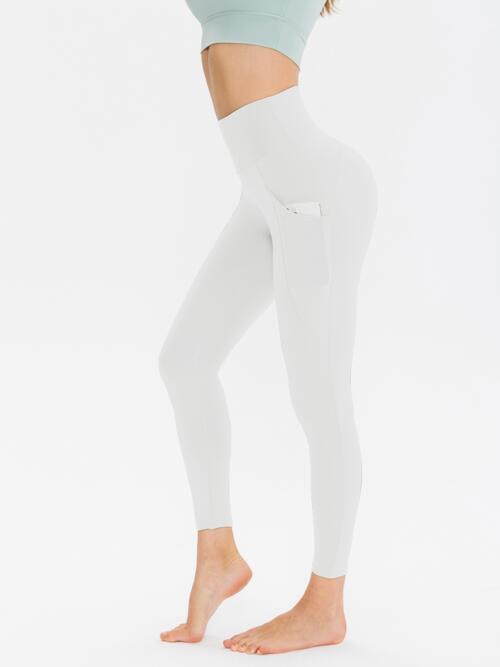 Wide Waistband Warm Fitness Leggings - 4 Color Options