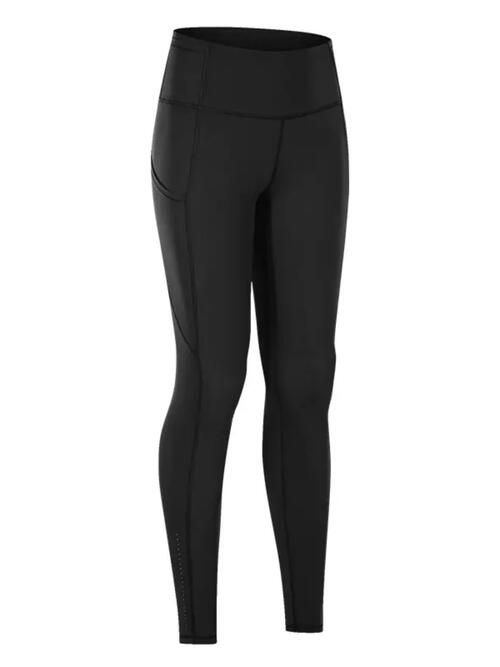 Wide Waistband Warm Fitness Leggings - 4 Color Options