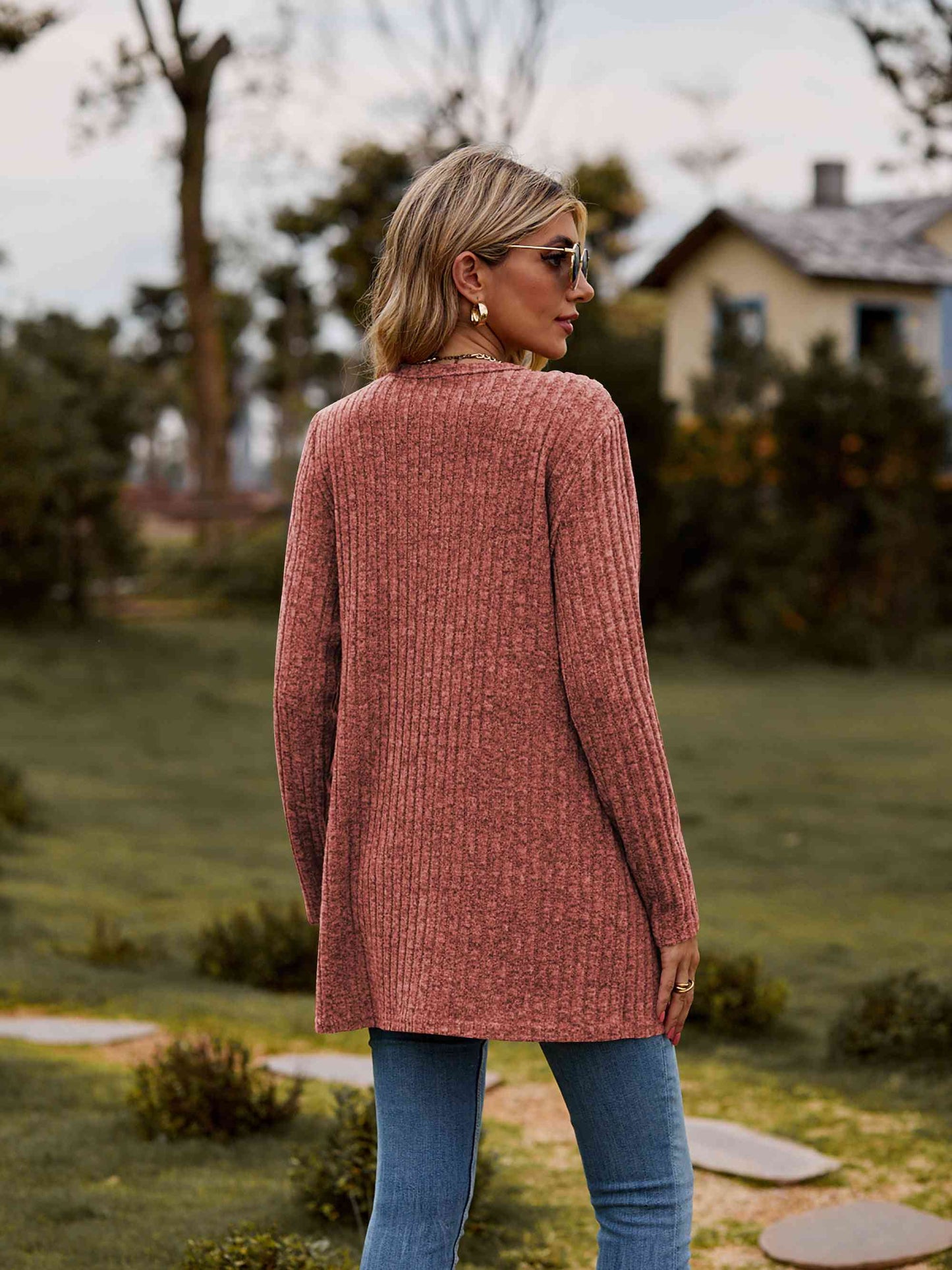 Fuzzy Soft Button Front Cardigan - 7 Color Options