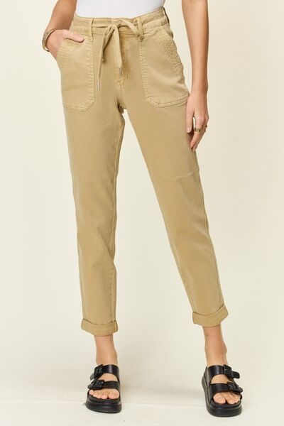 Judy Blue High Waist Khaki Jogger Jeans