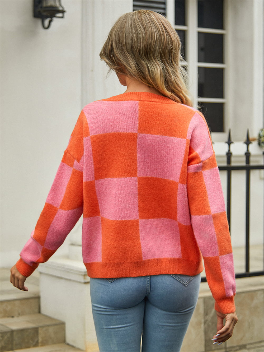 Wonderland Mixed Checker Cardigan - 4 Color Options