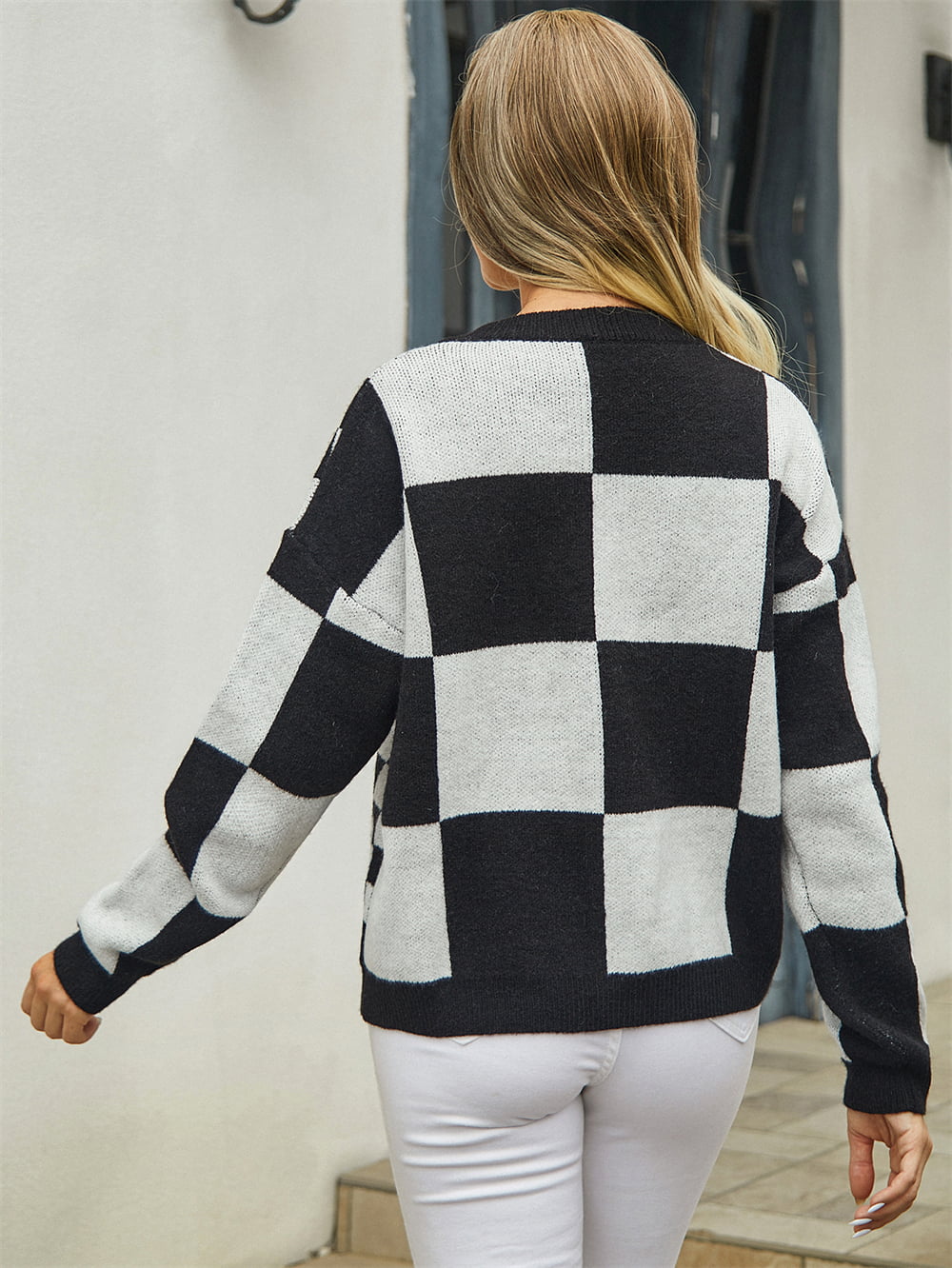 Wonderland Mixed Checker Cardigan - 4 Color Options