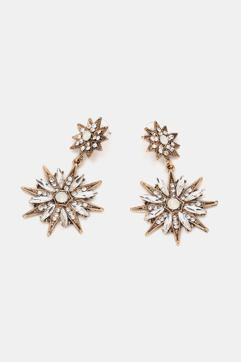 Starburst Deco Statement Earrings