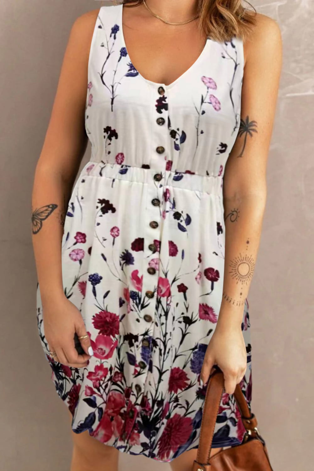 The "Magic" Sleeveless Dress (S-3XL) - 3 Print Options