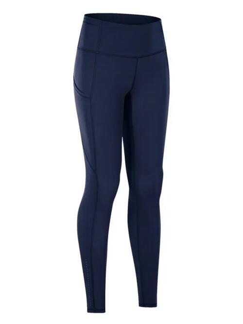 Wide Waistband Warm Fitness Leggings - 4 Color Options