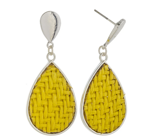 Sunshine Woven Earrings