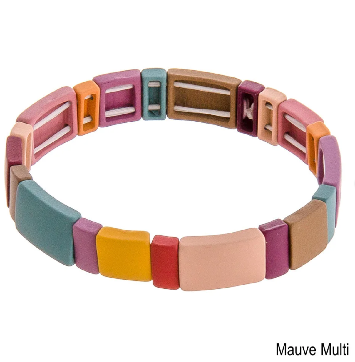 Color Block Stretch Bracelet - 3 Color Options