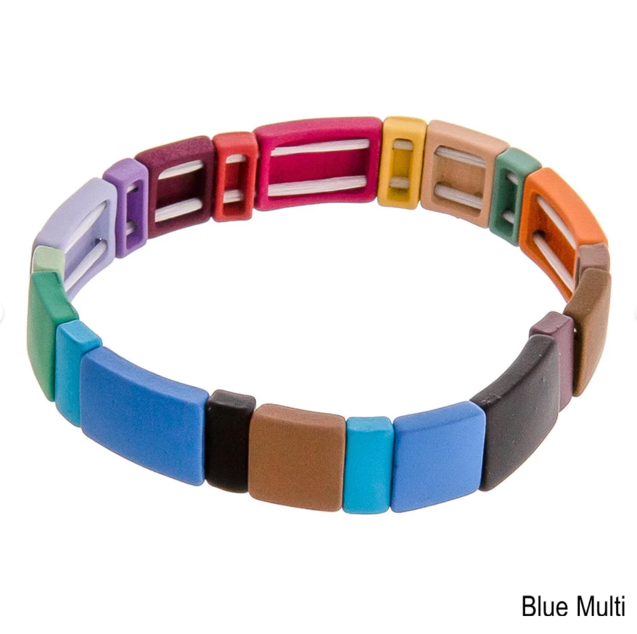 Color Block Stretch Bracelet - 3 Color Options