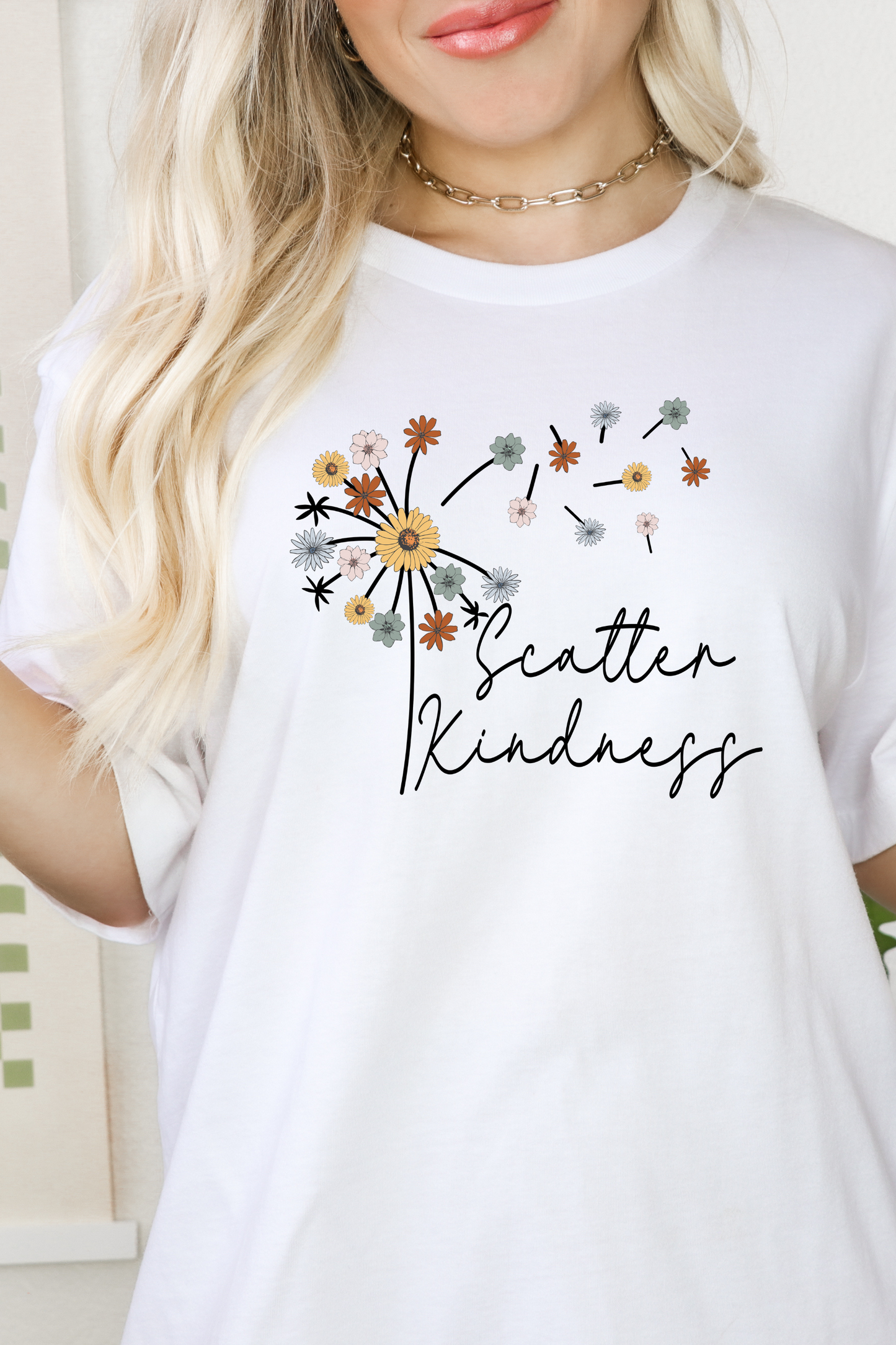 SCATTER KINDNESS POSITIVES VIBES TEE