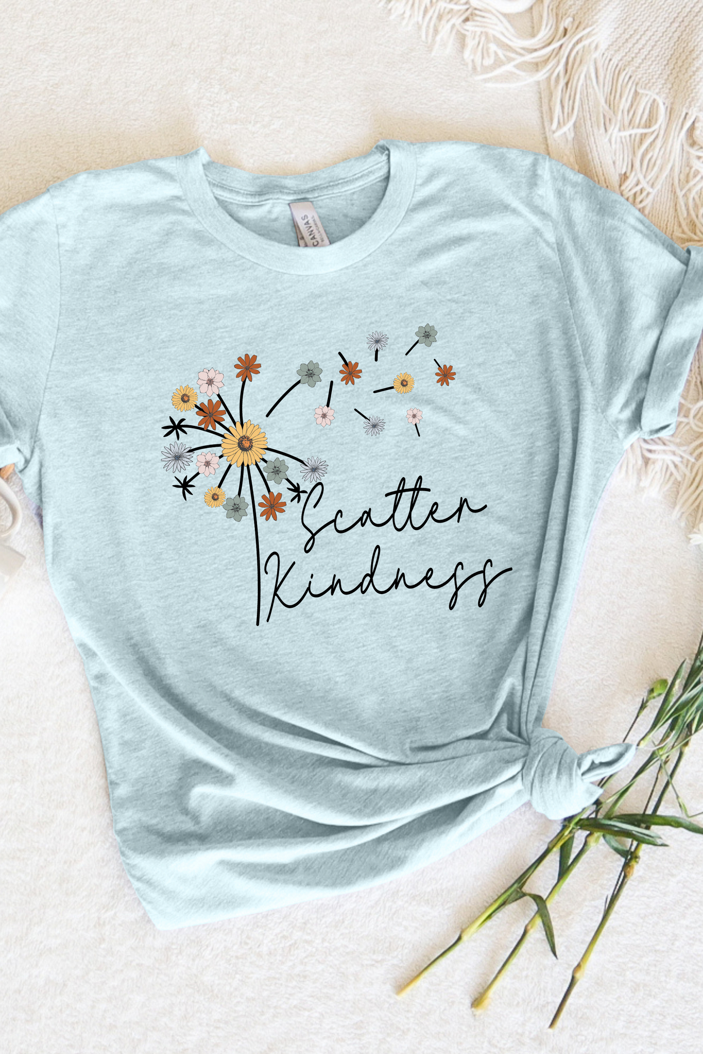 SCATTER KINDNESS POSITIVES VIBES TEE