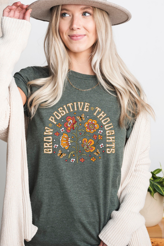 GROW POSITIVE THOUGHTS TEE