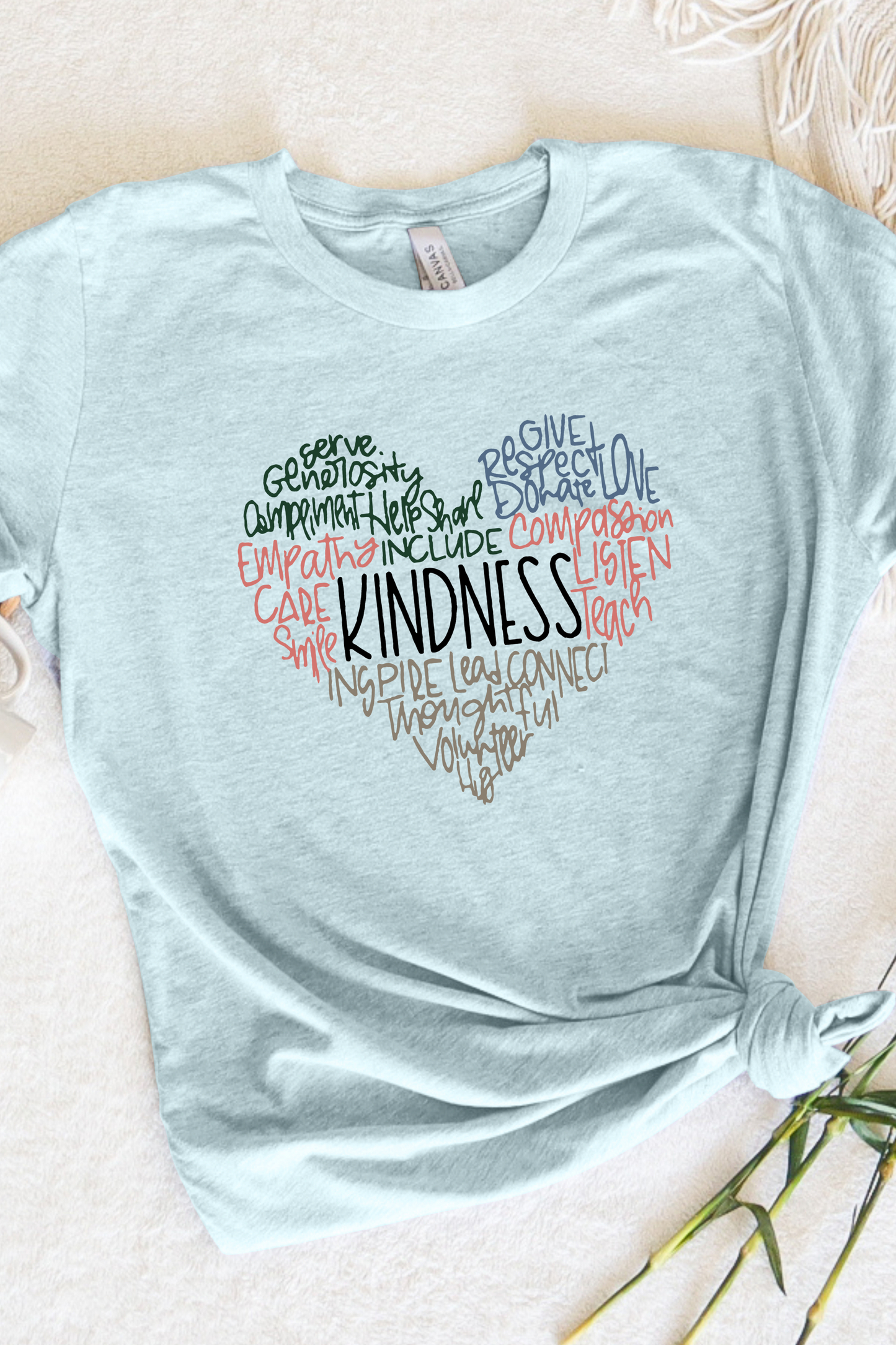 KINDNESS COLORED HEART TEE