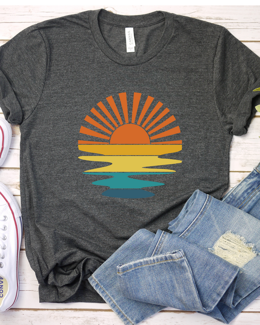 RETRO SUNSET TEE