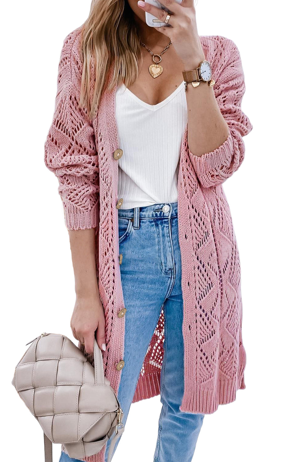 Lightweight Open Knit Cardigan - 3 Color Options