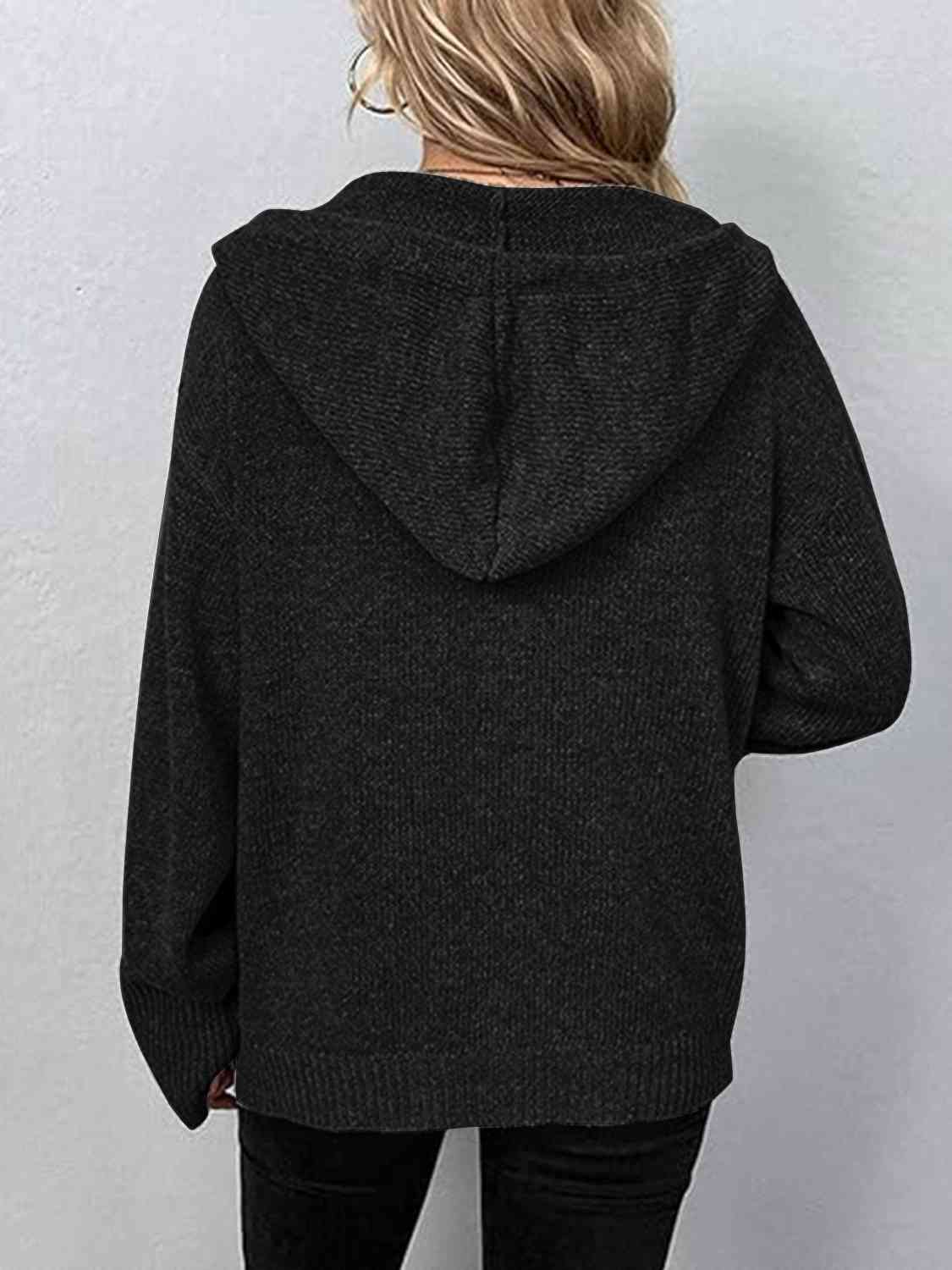 Coffee House Hooded Cardigan - 3 Color Options