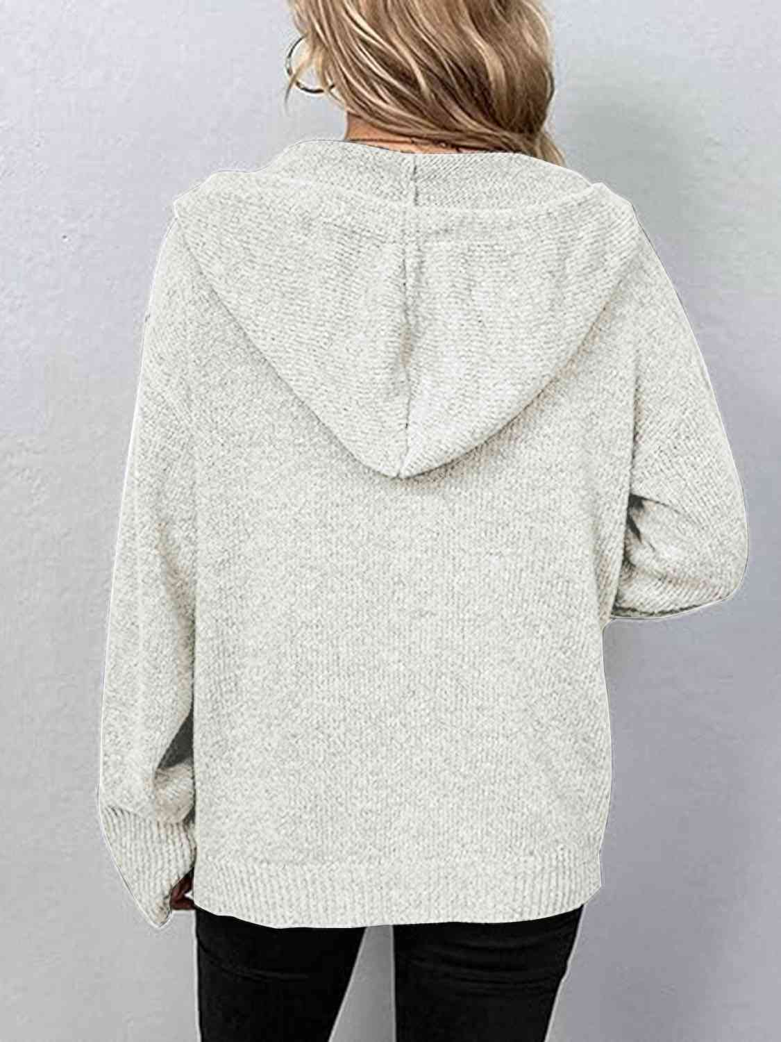 Coffee House Hooded Cardigan - 3 Color Options